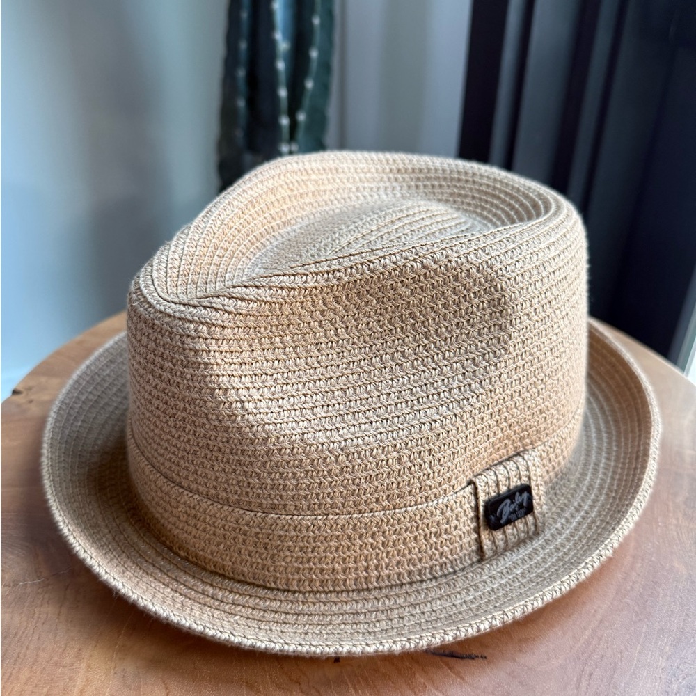 Bailey of Hollywood “Billy” Fedora Teardrop Crown in “Latte”